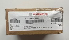 Opened Box of 1000 Titgemeyer Starlock S6224-02S Push-On SS Cap Fasteners