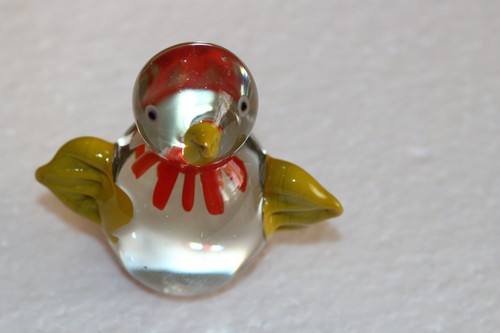 Kleine Vintage Kunst Glas Tier Figuren zur Auswahl Pinguin Marienkäfer Affe Bär etc - Bild 29 von 42