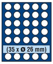 SAFE 6826 NOVA Element exquisite Holz-Münzbox für 35 Münzen mit 26 mm Durchmesse