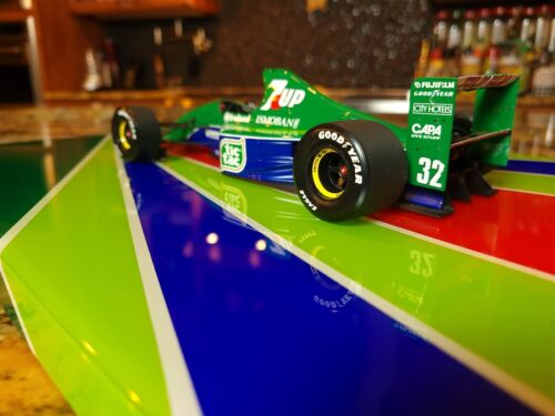 1/18 Jordan 191 F1 Michael Schumacher #32 Minichamps Wall Art Model Mount - Picture 5 of 16