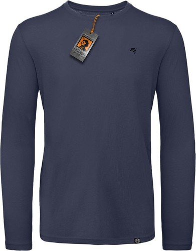 BAC TM070 Langarmshirt T-Shirt Longsleeve Organic COMPANIEER Blau Navy Urban ... - Bild 1 von 3