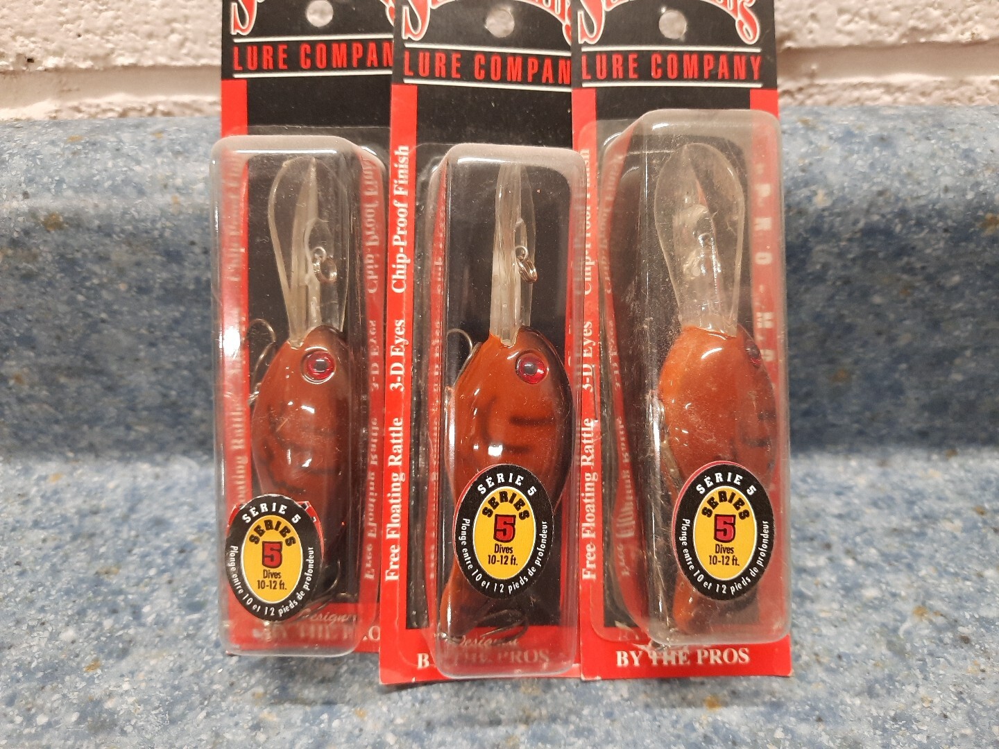 Set Of 3 Strike King Series 5 Pro Model Crankbait!  10-12ft HC5 Made In Mexico!  - Image 2