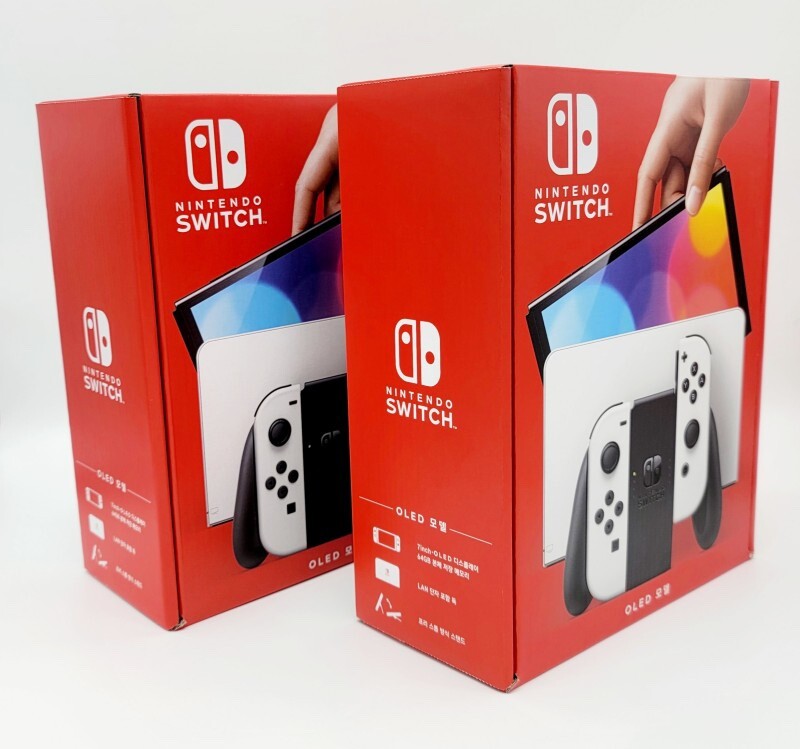 Nintendo Switch OLED Model HEG-001 Handheld Console 64GB - White
