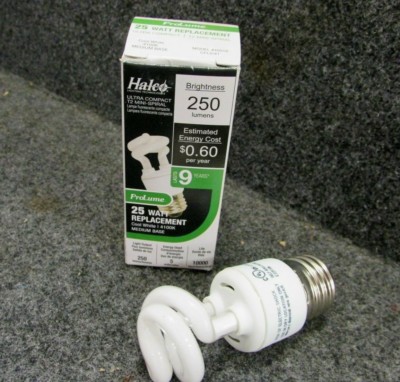 NOS! HALCO PROLUME ULTRA COMPACT MINI-SPIRAL BULB, 45016-CFL5/41