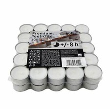 Hofer tealight Candele candeline Cera e antigoccia - Durata 8h - 9 x 50 Pezzi