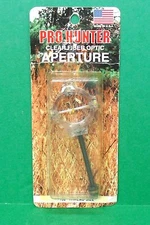 New Pro Hunter Fiber Optic Sight Aperture 1/4"-28 Mounting Rod - Flo Yellow Pin