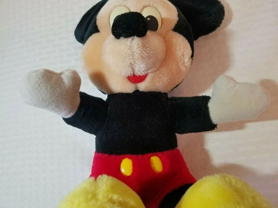 Muñeca de juguete de peluche de Mickey Mouse de colección, Walt Disney World Disneyland Foto 3 de 4