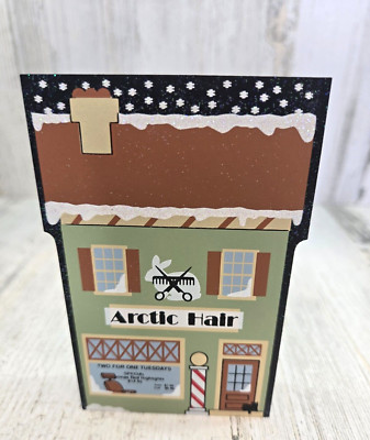 Cat's Meow Village North Pole Collection V Artic Hair 2002 Shelf Sitter