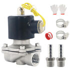 1/2" Ac110V Npt Brass Electric Solenoid Valve 2W-160-15B Normally Closed sets