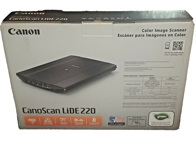 Canon CanoScan LIDE 220 Photo & Document Scanner Color Image USB One Plug NEW