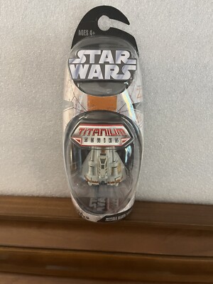 2005 Star Wars Snow Speeder Titanium Series Die-Cast Vehicle Micro Machines NIB 
