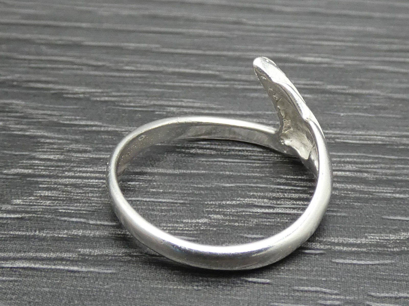 Sterling Silver Unique Pointed Triangle Wave Diam… - image 6