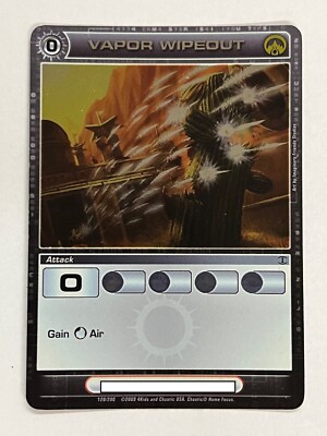 Chaotic 120/200 Vapor Wipeout Holo Foil Rare Attack Card