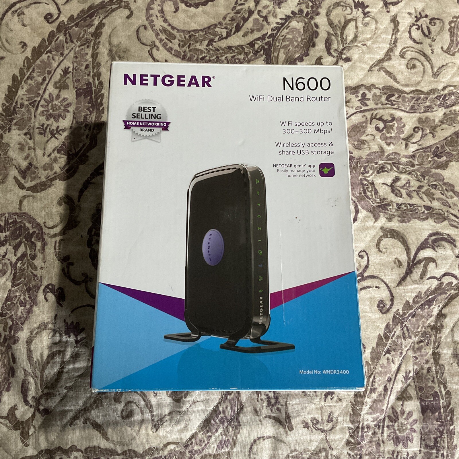 NETGEAR N600 Dual Band Wi-Fi Router (WNDR3400-100NAS) 689850700140| eBay