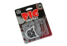 PIG Piles RISERS Skateboard 1/8 Riser Pads Shock Pads Clear