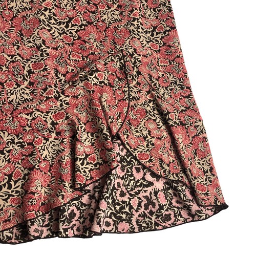 Vintage Mixit Dress Womens S Floral Ruffle Sleeveless Stretch Coquette Y2K 90s - Picture 4 of 14