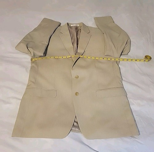 Chaps Ralph Lauren Blazer Beige Sz 42R Sport Coat Jacket Easter - Picture 7 of 13
