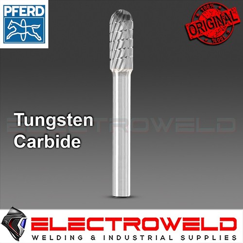 9.5X 19Mm PFERD Mx NCC Carbide Cylindrical Radius Burr Wrc 1/4" Drill Shank SC-3 - Afbeelding 1 van 4