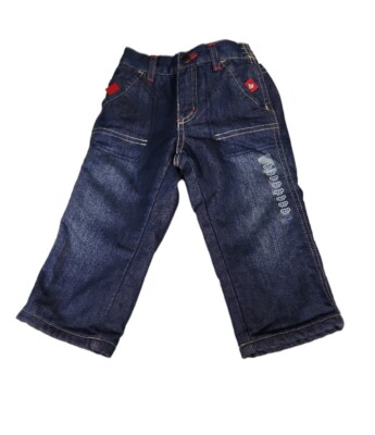 Old Navy Boys 18/24 Months Fleece Lined Jeans Adjustable Waist