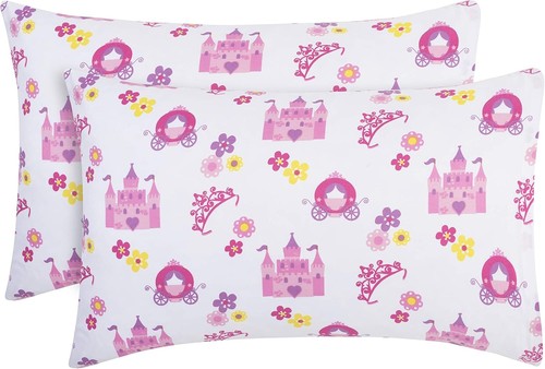 2-Pack Toddler Travel Pillowcases Toddler, Princess 2 Pack Pillowcase