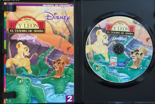 El Rey Leon II El Tesoro de Simba Disney ★ Juego Físico Pc ★ 1ª Edición ★ Españo - Imagen 2 de 3