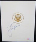 JACK NICKLAUS Golf PSA/DNA LOA Autographed White House Menu Jacket A6464 — photo 1