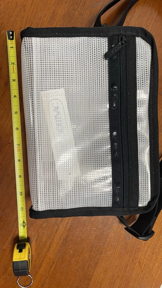 BOLSO BANDOLERA LESPORTSAC GABRIELLE EAST WEST BOX BLANCO TRANSPARENTE Foto 4 de 4