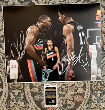 Keldon Johnson and Carter Bryant Autograph 16x20 Photo San Antonio Spurs JSA COA