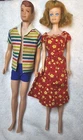 Vintage Barbie Allen & Midge Dolls 1962 Mattel Collectible