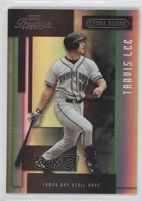 2004 Playoff Prestige Xtra Bases Purple 34/150 Travis Lee #185 0b2