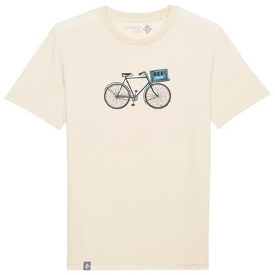 Bavarian Caps Expresslieferdienst T-Shirt Herren Fahrrad Bio Baumwolle Regular