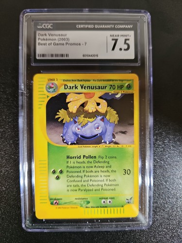 Dark Venusaur graded CGC 7.5 for sale on eBay
