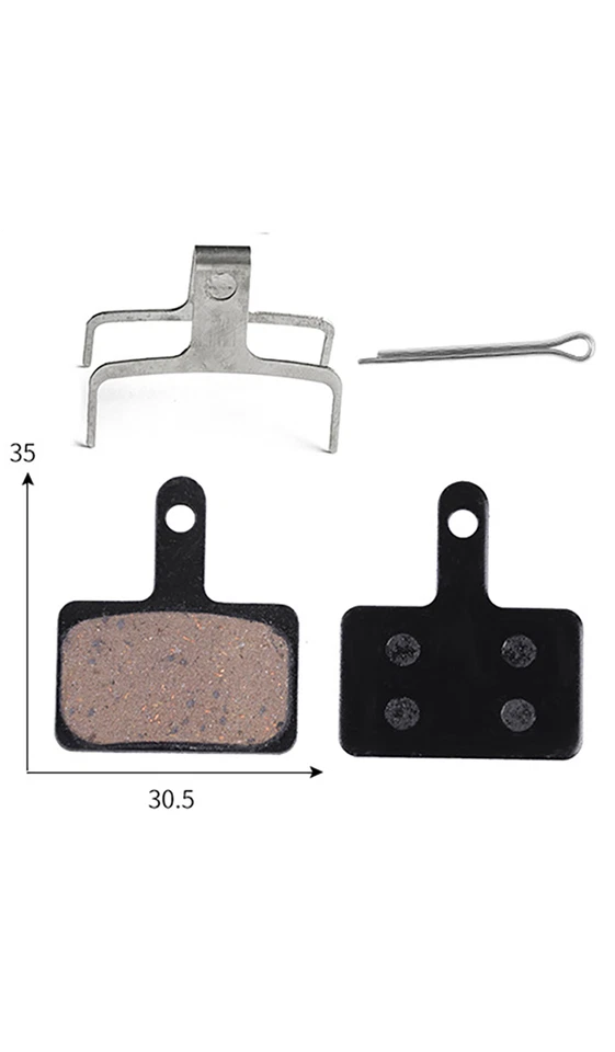 2 pares de pastillas de freno semimetálicas - tipo B para bicicletas eléctricas Lectric XP Step-Thru Lite Foto 2 de 2