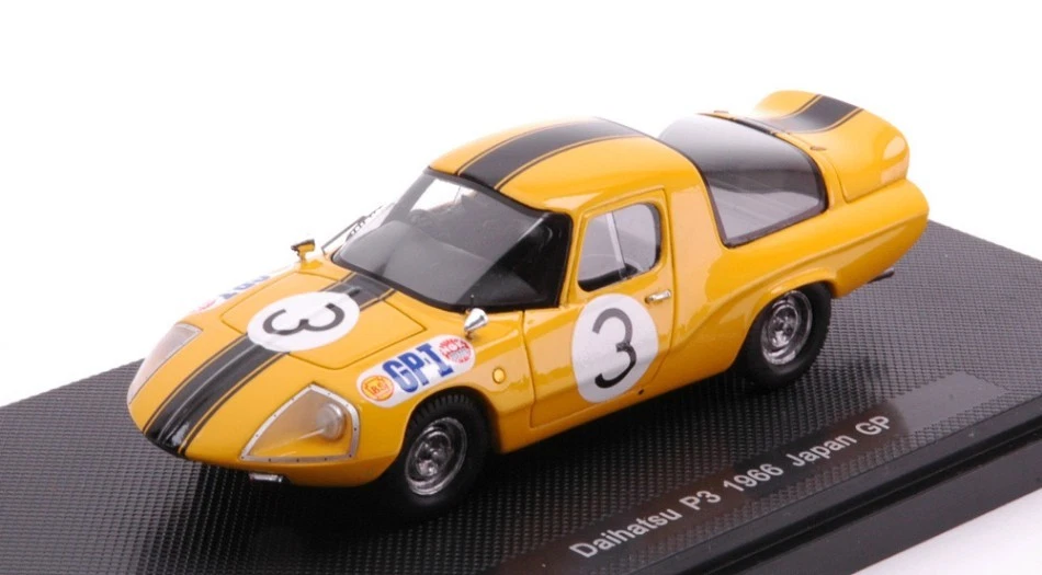MODELLINO AUTO STATICO EBBRO DAIHATSU P3 1966 #3 JAPAN GP SCALA 1:43 - Immagine 4 di 4