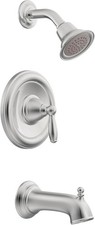 Moen T62153EPBrantford Pressure Balance Modern Bathtub Shower Trim Kit Chrome