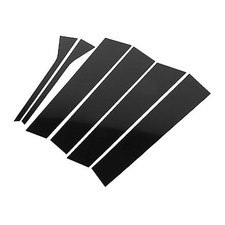 6 Pcs Windshield B Pillar Trim for VW Jetta 06-10 Black
