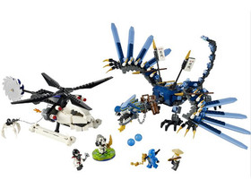 LEGO Ninjago 2521 Lightning Dragon Battle Complete w/ Jay DX & Manuals NO Box