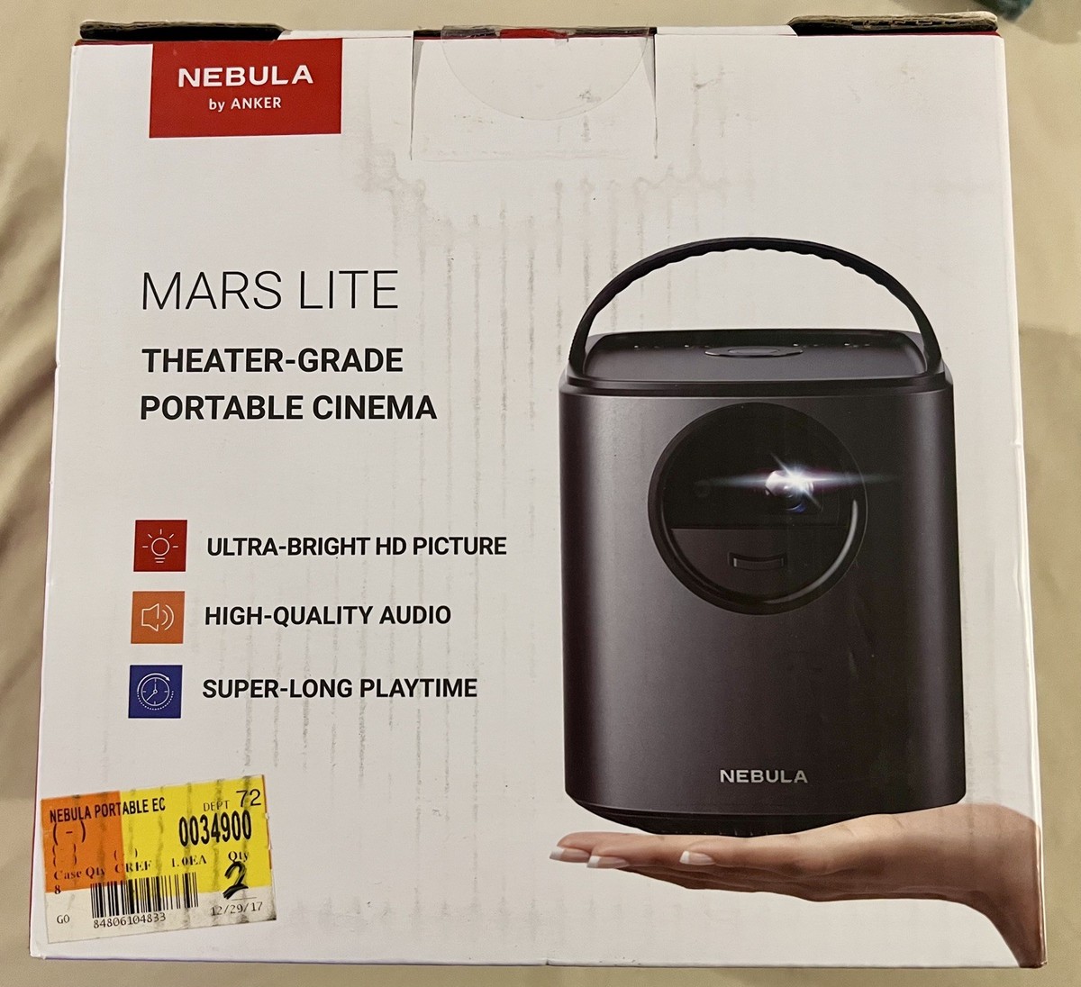 Anker Nebula Mars Lite 720p Flimstrip Projector for sale online | eBay