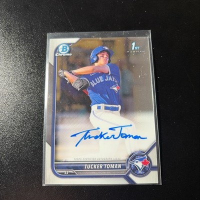 2022 BOWMAN DRAFT CHROME TUCKER TOMAN AUTO #CDA-TT