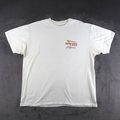 Vintage 90s In-N-Out Burger T Shirt Adult XL White Hanes Tee | eBay
