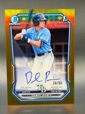 2026 Bowman Chrome 1st Gold Refractor DANIEL PIERCE Auto CPA-DP /50