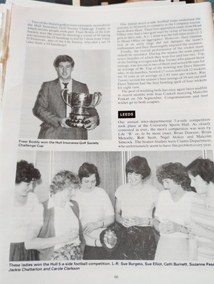 El17 Epera 1980er Norwich Union Bild freier Boddy Sue Burgess Jackie Chatterton