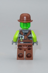 LEGO Ultra Agents Retox trans green head minifigure 70163
