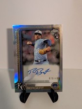 Topps 2025 Chrome Update Ryan Bergert Rookie Auto Refractor /499 Royals