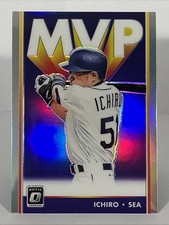 Ichiro Suzuki 2019 Panini Donruss Optic Holo Prizm MVP #MVP-9 Seattle Mariners
