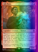 MTG Magic the Gathering Bill Potts (76/1448) Doctor Who NM FOIL