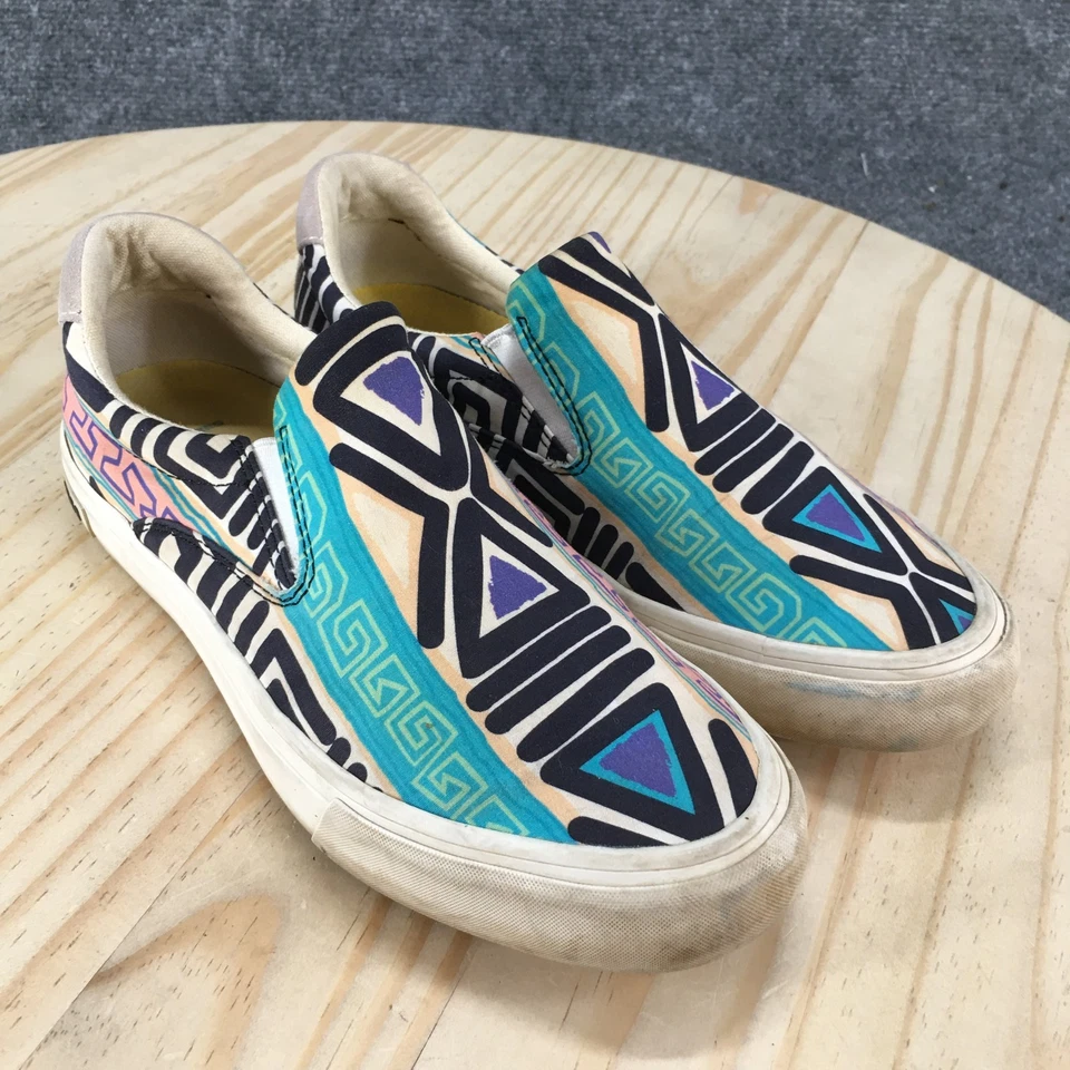 SeaVees Shoes Womens 7 Hawthorne Slip On Multicolor Hoffman Popplin Twil Low Top - Image 3 of 4