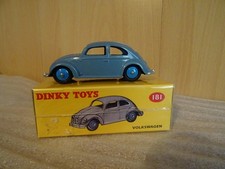 atlas/dinky 181 volkswagen beetle blue new & boxed