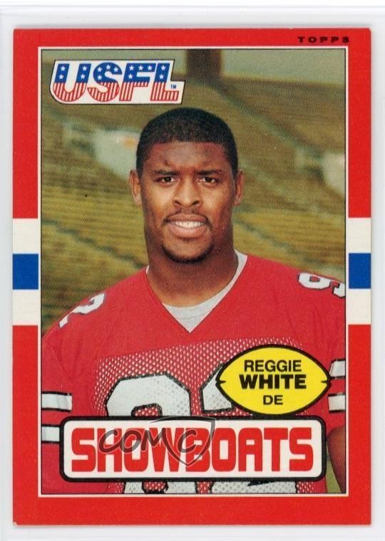1985 Topps USFL Reggie White #75 HOF 18nk