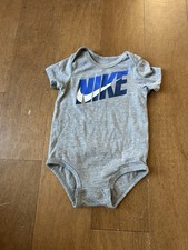 Nike Baby Gray Blue White Short Sleeve